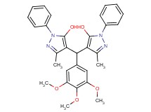 4,4'-[(3,4,5-trimethoxyphenyl)methylene]bis(3-methyl-1-phenyl-1H-pyrazol-5-ol)