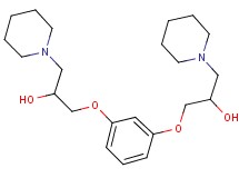 3,3'-[1,3-phenylenebis(oxy)]bis[1-(1-piperidinyl)-2-propanol]