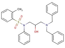 N-[3-(dibenzylamino)-2-hydroxypropyl]-2-methyl-N-phenylbenzenesulfonamide