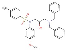 N-[3-(dibenzylamino)-2-hydroxypropyl]-N-(4-methoxyphenyl)-4-methylbenzenesulfonamide