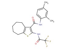 N-(2,4-dimethylphenyl)-2-[(trifluoroacetyl)amino]-5,6,7,8-tetrahydro-4H-cyclohepta[b]thiophene-3-carboxamide