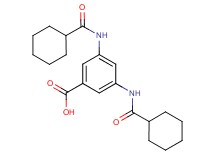 3,5-bis[(cyclohexylcarbonyl)amino]benzoic acid
