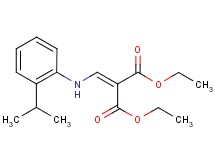 diethyl {[(2-isopropylphenyl)amino]methylene}malonate