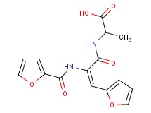 N-[2-(2-furoylamino)-3-(2-furyl)acryloyl]alanine