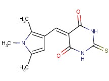 2-thioxo-5-[(1,2,5-trimethyl-1H-pyrrol-3-yl)methylene]dihydro-4,6(1H,5H)-pyrimidinedione