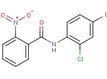 N-(2-chloro-4-iodophenyl)-2-nitrobenzamide