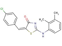 5-(4-chlorobenzylidene)-2-[(2,3-dimethylphenyl)amino]-1,3-thiazol-4(5H)-one