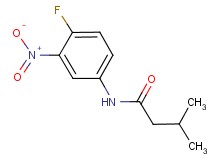 N-(4-fluoro-3-nitrophenyl)-3-methylbutanamide