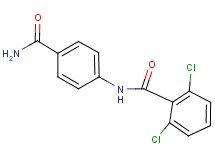 N-[4-(aminocarbonyl)phenyl]-2,6-dichlorobenzamide
