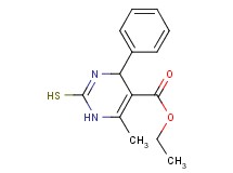 ethyl 2-mercapto-6-methyl-4-phenyl-1,4-dihydro-5-pyrimidinecarboxylate