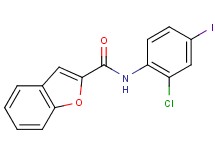 N-(2-chloro-4-iodophenyl)-1-benzofuran-2-carboxamide