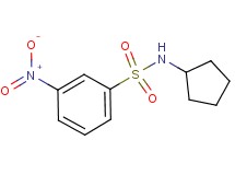 N-cyclopentyl-3-nitrobenzenesulfonamide