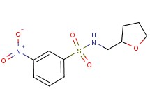 3-nitro-N-(tetrahydro-2-furanylmethyl)benzenesulfonamide
