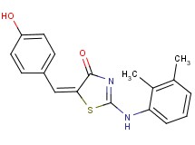 2-[(2,3-dimethylphenyl)amino]-5-(4-hydroxybenzylidene)-1,3-thiazol-4(5H)-one