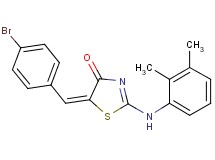 5-(4-bromobenzylidene)-2-[(2,3-dimethylphenyl)amino]-1,3-thiazol-4(5H)-one