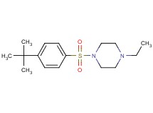 1-[(4-tert-butylphenyl)sulfonyl]-4-ethylpiperazine