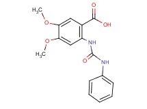 2-[(anilinocarbonyl)amino]-4,5-dimethoxybenzoic acid