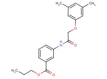 propyl 3-{[(3,5-dimethylphenoxy)acetyl]amino}benzoate