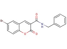 N-benzyl-6-bromo-2-oxo-2H-chromene-3-carboxamide
