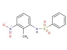 N-(2-methyl-3-nitrophenyl)benzenesulfonamide