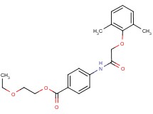 2-ethoxyethyl 4-{[(2,6-dimethylphenoxy)acetyl]amino}benzoate
