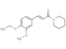 1-[3-(4-ethoxy-3-methoxyphenyl)acryloyl]piperidine