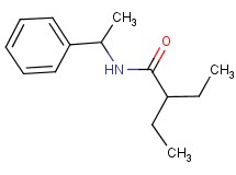 2-ethyl-N-(1-phenylethyl)butanamide