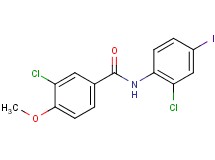 3-chloro-N-(2-chloro-4-iodophenyl)-4-methoxybenzamide