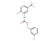 2-(3-chlorophenoxy)-N-[2-chloro-5-(trifluoromethyl)phenyl]acetamide