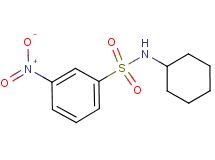N-cyclohexyl-3-nitrobenzenesulfonamide