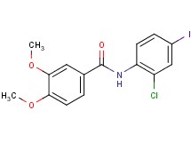 N-(2-chloro-4-iodophenyl)-3,4-dimethoxybenzamide