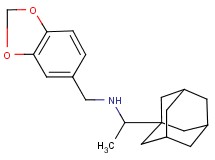 1-(1-adamantyl)-N-(1,3-benzodioxol-5-ylmethyl)ethanamine