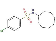 4-chloro-N-cyclooctylbenzenesulfonamide