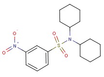N,N-dicyclohexyl-3-nitrobenzenesulfonamide