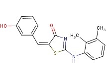2-[(2,3-dimethylphenyl)amino]-5-(3-hydroxybenzylidene)-1,3-thiazol-4(5H)-one