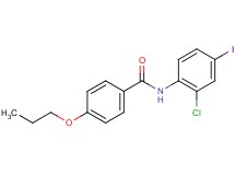 N-(2-chloro-4-iodophenyl)-4-propoxybenzamide