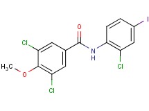 3,5-dichloro-N-(2-chloro-4-iodophenyl)-4-methoxybenzamide