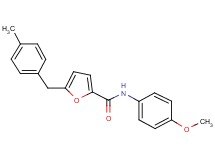 N-(4-methoxyphenyl)-5-(4-methylbenzyl)-2-furamide