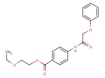 2-ethoxyethyl 4-[(phenoxyacetyl)amino]benzoate
