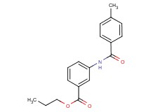 propyl 3-[(4-methylbenzoyl)amino]benzoate