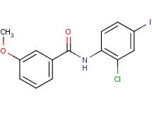 N-(2-chloro-4-iodophenyl)-3-methoxybenzamide