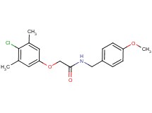 2-(4-chloro-3,5-dimethylphenoxy)-N-(4-methoxybenzyl)acetamide