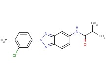 N-[2-(3-chloro-4-methylphenyl)-2H-1,2,3-benzotriazol-5-yl]-2-methylpropanamide