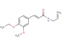 N-allyl-3-(4-ethoxy-3-methoxyphenyl)acrylamide