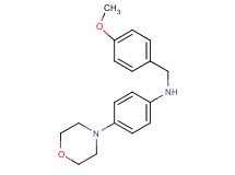 (4-methoxybenzyl)[4-(4-morpholinyl)phenyl]amine