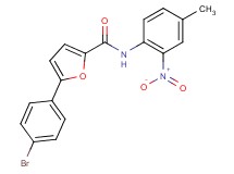 5-(4-bromophenyl)-N-(4-methyl-2-nitrophenyl)-2-furamide