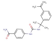 4-[({[1-(3-isopropenylphenyl)-1-methylethyl]amino}carbonyl)amino]benzamide