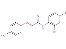 N-(2-chloro-4-iodophenyl)-2-(4-methylphenoxy)acetamide