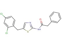 N-[5-(2,4-dichlorobenzyl)-1,3-thiazol-2-yl]-2-phenylacetamide
