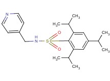 2,4,6-triisopropyl-N-(4-pyridinylmethyl)benzenesulfonamide